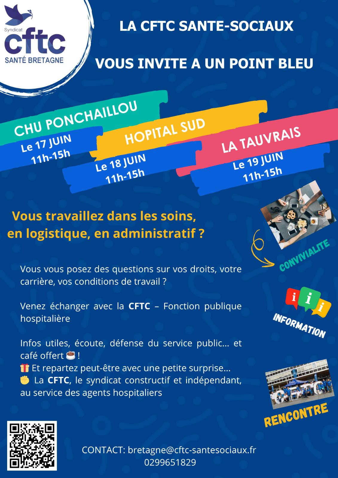 Affiche points bleu fph rennes